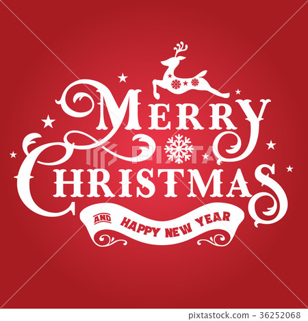 Merry Christmas and Happy New Year Banner Merry Christmas and Happy New Year Banner 36252068