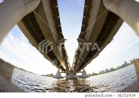 view under the big bridge view under the big bridge 36252934