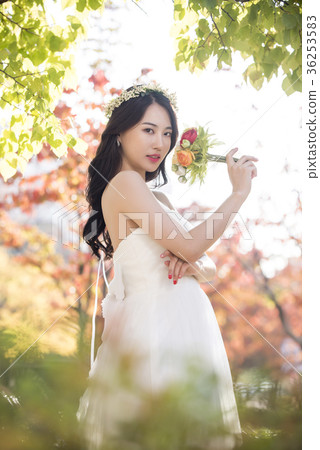 新娘,戶外,花束 新娘,戶外,花束 36253583