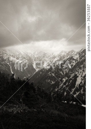 The solemn mountain Tateyama mountain range 36253887