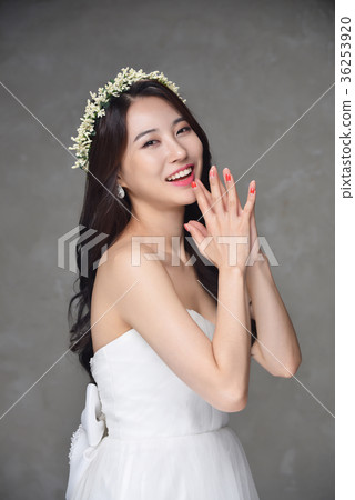 Bride, flower, dress 36253920