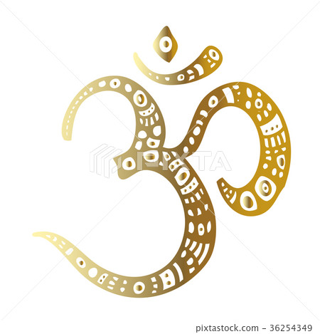Om symbol. Aum, ohm. 36254349