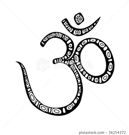 Om symbol. Aum, ohm. 36254372