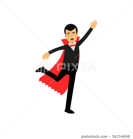 Vampire character attacking his prey, Count Vampire character attacking his prey, Count 36254698