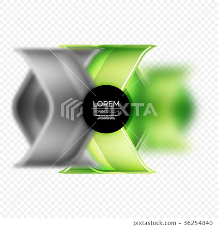 Metal realistic techno arrow background design 36254840