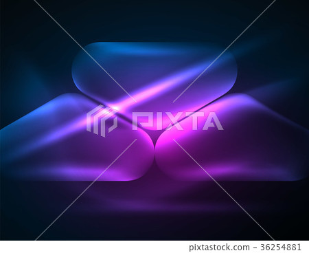 Illuminated lens flares, glowing color techno Illuminated lens flares, glowing color techno 36254881