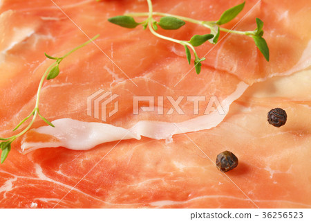 air dried ham with thyme and pepper air dried ham with thyme and pepper 36256523