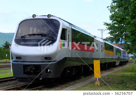 North Rainbow Express at Furano Station. North Rainbow Express at Furano Station. 36256707
