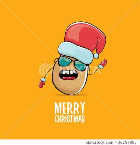 vector funky comic cartoon cute brown smiling 36257983