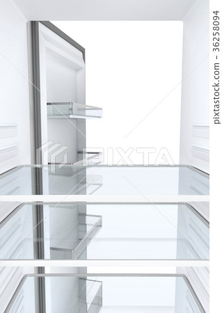 Empty refrigerator, view from inside 36258094