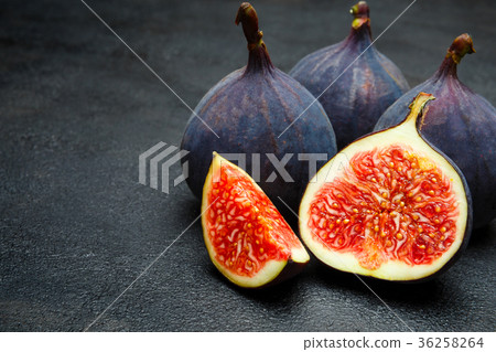 Fig isolated on dark concrete background 36258264