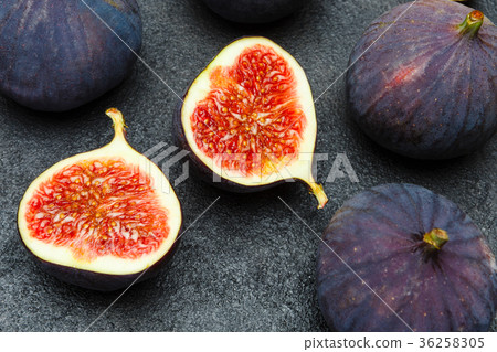 Fig isolated on dark concrete background 36258305