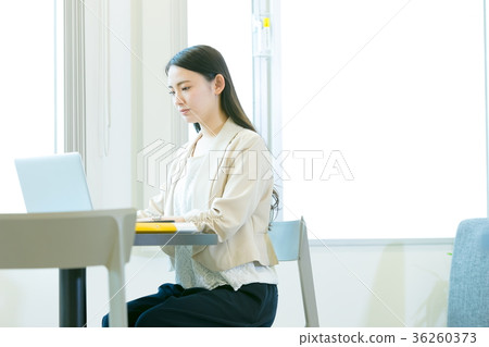 Female office worker OL business image office lady 36260373