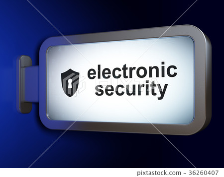 Privacy concept: Electronic Security and Shield Privacy concept: Electronic Security and Shield 36260407