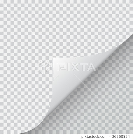 Shape of bent angle is free for filling. Vector 36260534