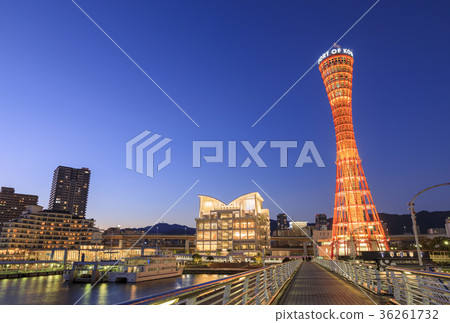 Night view of Kobe Meriken Park Night view of Kobe Meriken Park 36261732