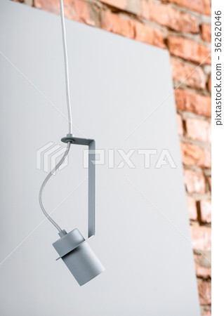 Hanging metal gray lamp 36262046