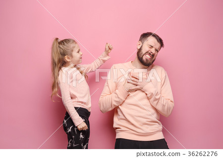 Young father with his baby daughter. The kid in Young father with his baby daughter. The kid in 36262276