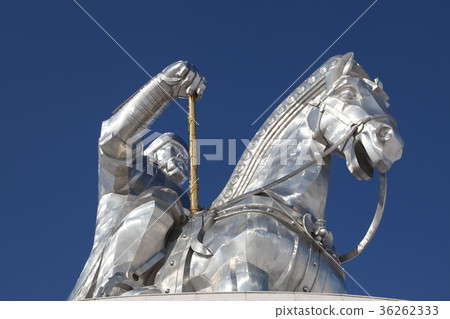 Genghis Khan monument in Ulaanbaator, Mongolia Genghis Khan monument in Ulaanbaator, Mongolia 36262333