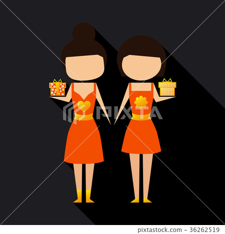 Business concept, Business woman holding a big Business concept, Business woman holding a big 36262519