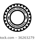 radial tubeless hi performance tyre symbol vector 36263279
