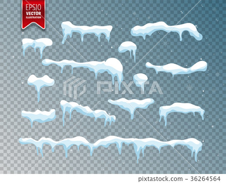 Snow, ice cap. Snowfall with snowflakes. Winter Snow, ice cap. Snowfall with snowflakes. Winter 36264564