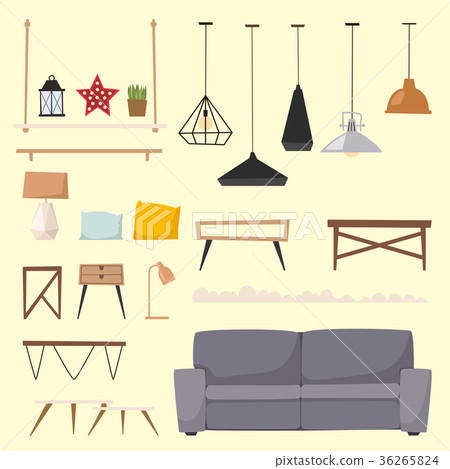 Furniture room interior design apartment home 36265824