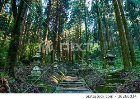 Kamiiromi Kumanoza Shrine stairs 36266034