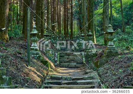 Kamiiromi Kumanoza Shrine stairs 36266035