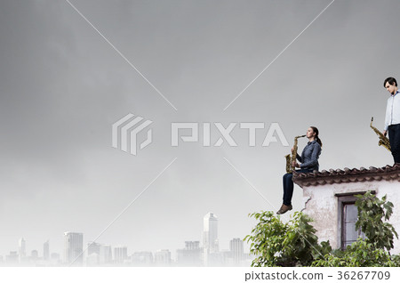 Musical duet 36267709