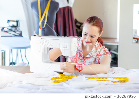 Seamstress at work Seamstress at work 36267950