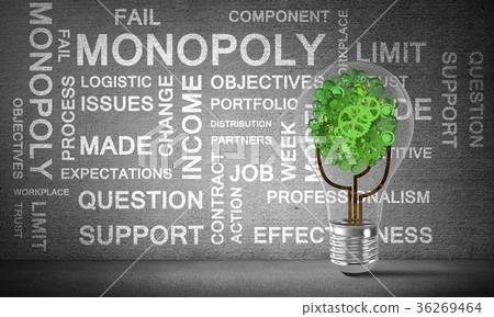 Eco innovations concept by means of lightbulb. Eco innovations concept by means of lightbulb. 36269464