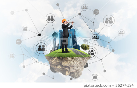 Concept of modern wireless technologies as effective tool for business Concept of modern wireless technologies as effective tool for business 36274154