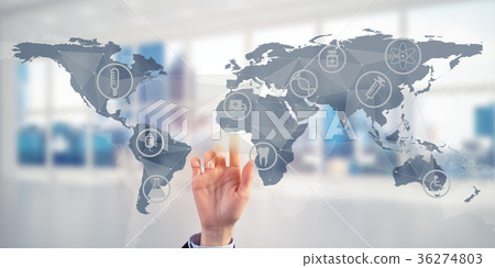 Innovative technologies for science and medicine in use by femal 36274803