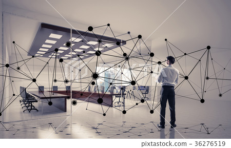 Networking and social communication concept as effective point f Networking and social communication concept as effective point f 36276519