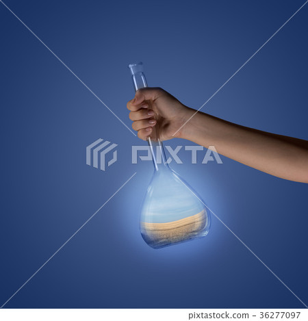 Hand holding tube Hand holding tube 36277097