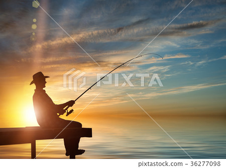 Evening fishing Evening fishing 36277098