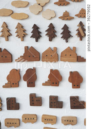 Christmas wooden magnet. Christmas wooden magnet. 36279082