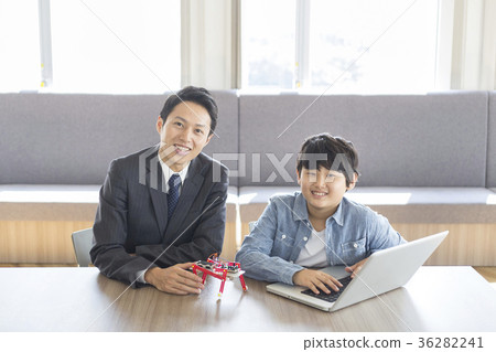 Cram computer programming classroom robot Cram computer programming classroom robot 36282241