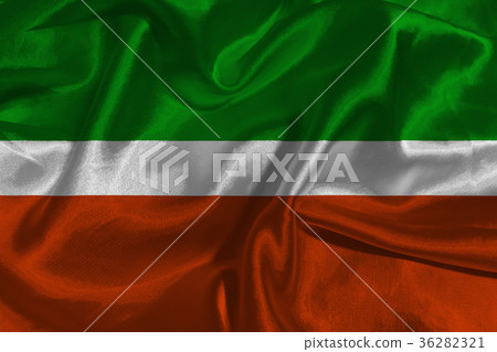 Tatarstan flag 3D illustration symbol Tatarstan flag 3D illustration symbol 36282321