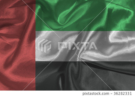 Uae Nation Flag 3d Illustration Symbol 插圖素材 圖庫