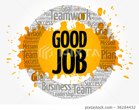 Good Job word cloud collage Good Job word cloud collage 36284432