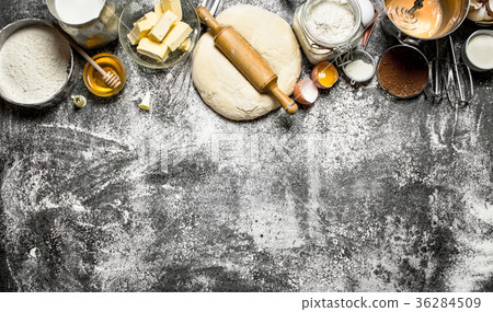 Baking background Baking background 36284509