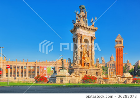 Panorama  Square of Spain (Placa De Espanya) 36285078