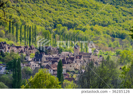Beautiful french village chateau limargue autoire 36285126