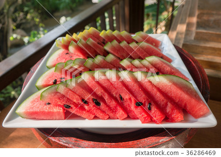Slices of Watermelon, Morning Fruit Slices of Watermelon, Morning Fruit 36286469
