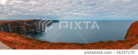 Panoramic view over Cliffs of Moher Panoramic view over Cliffs of Moher 36287270