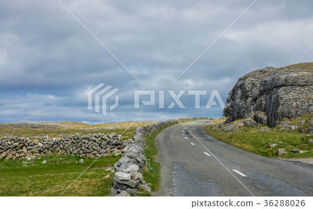 Road through the irish countryside Road through the irish countryside 36288026