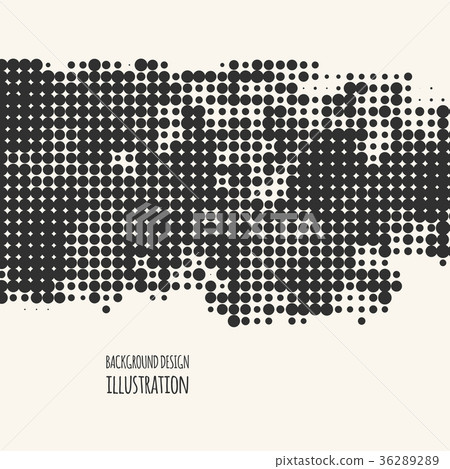 abstract grunge halftone dot texture 36289289