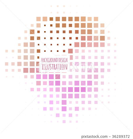 Color halftone spotted flash design element 36289372